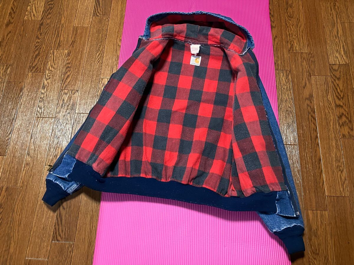 80s Carhartt カーハート アクティブジャケット パーカ 100周年記念