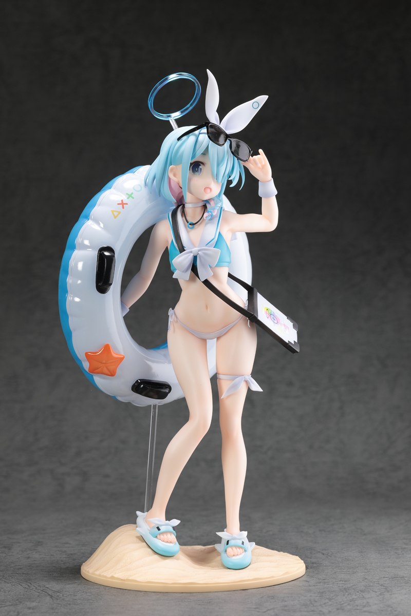 塗装済み完成品 1/7 アロナ 夏のバカンス 標家模型坊 ブルーアーカイブ フィギュア ガレージキット ワンフェス ブルアカ_4