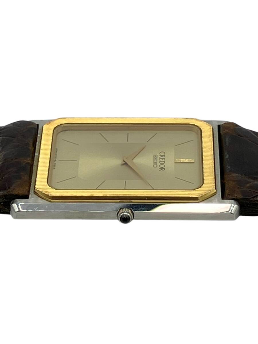 SEIKO CREDOR 6730-5090 セイコー クレドール 14Kベゼル スクエア