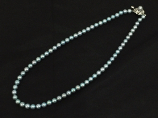 1円 留具 SILVER パール ネックレス 他 フェイクパール パロックパール 等 イミテーション 含 総重量約600g A17040_4