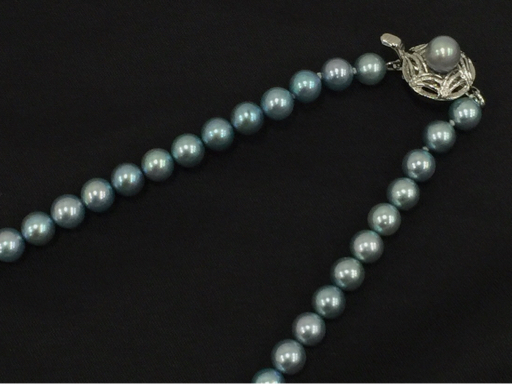 1円 留具 SILVER パール ネックレス 他 フェイクパール パロックパール 等 イミテーション 含 総重量約600g A17040_6