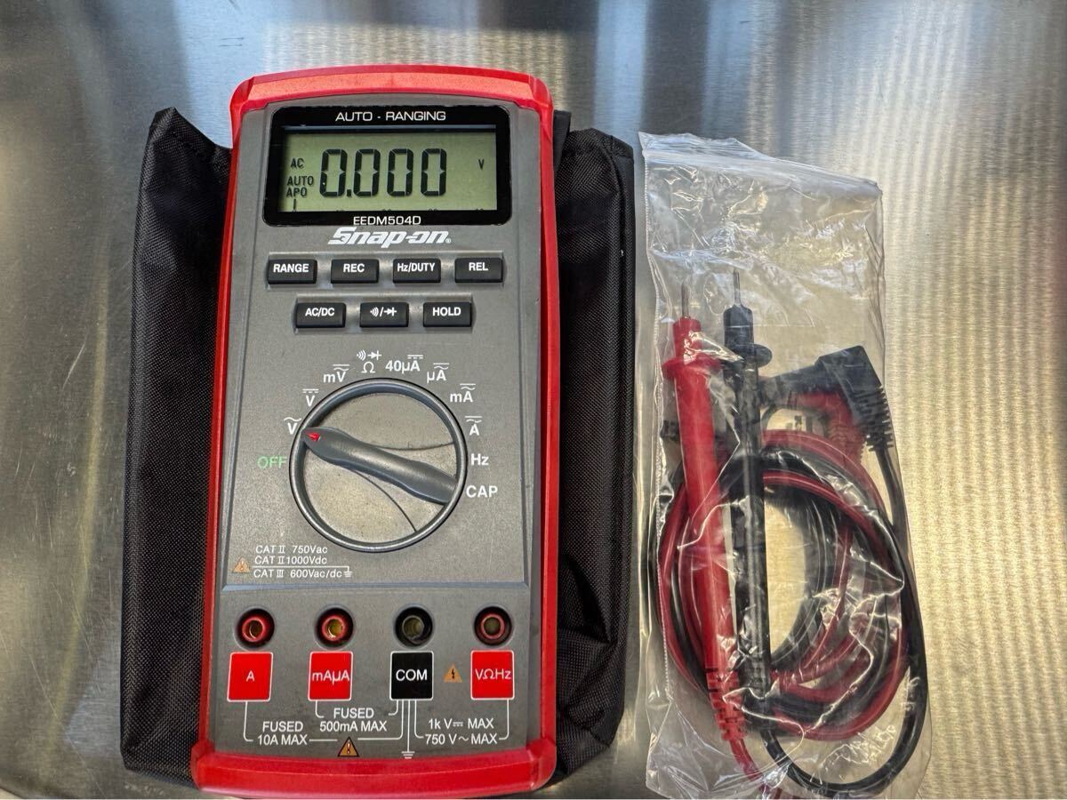 Snapon スナップオン　EEDM504D デジタルマルチメーター　 テスター　中古_3