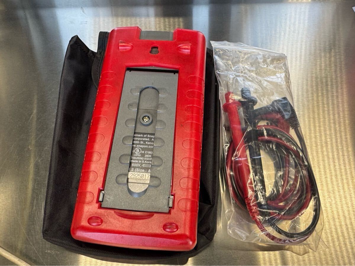 Snapon スナップオン　EEDM504D デジタルマルチメーター　 テスター　中古_4