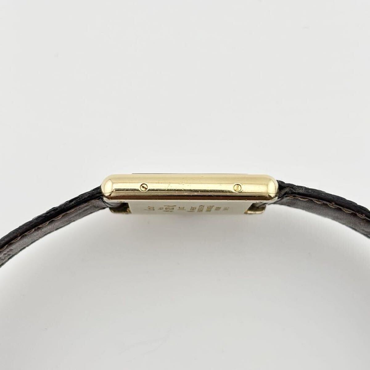 状態良好品 Cartier カルティエ マストタンク LM 681006 ヴェルメイユ SV925 GP クォーツ 腕時計 グレー_5