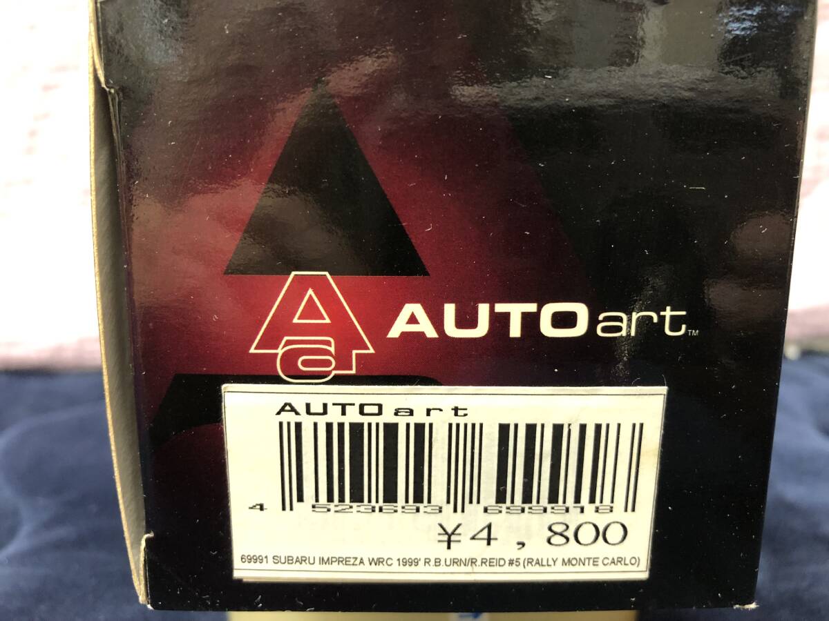 当時物！在庫品・AUTO art・1/43 スバル・インプレッサ WRC 1999 (No.5)・未開封品・現品限り！_5