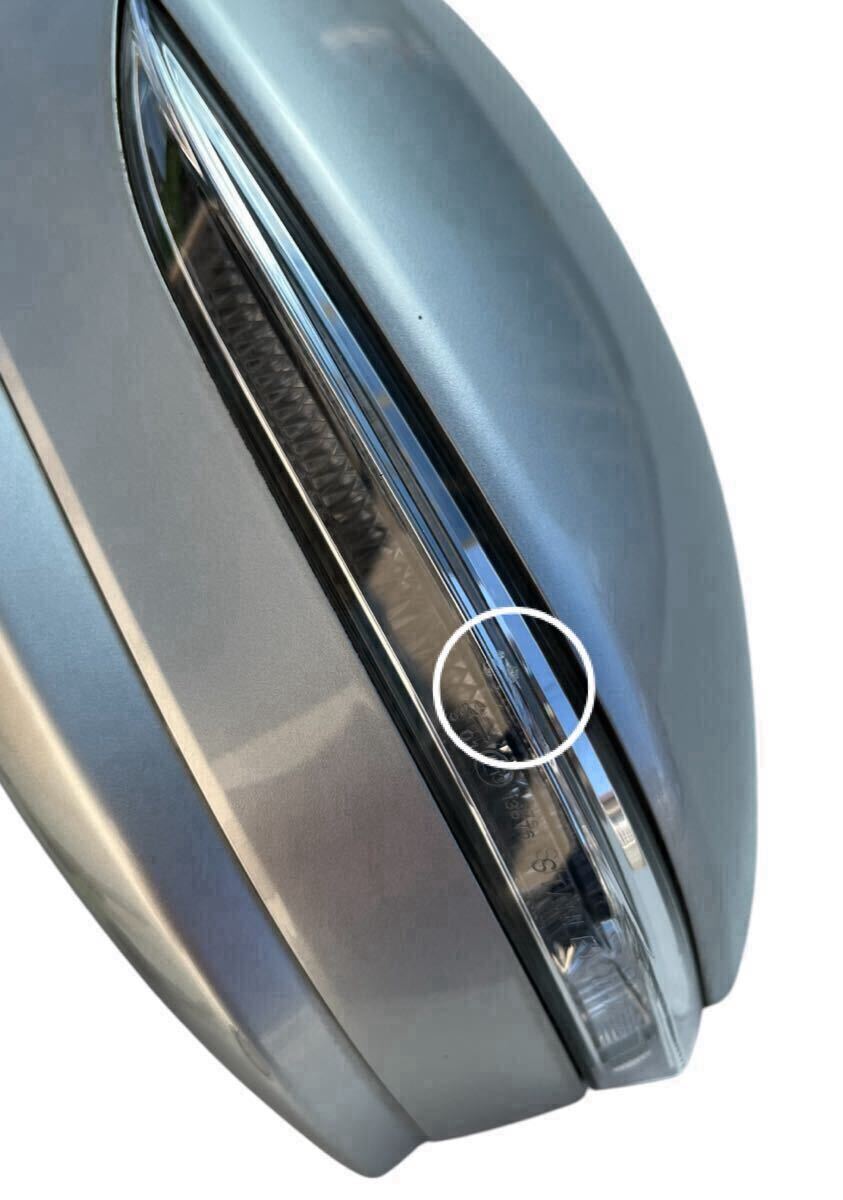 クラウン アスリート ハイブリッド 左ドアミラー AWS210 GRS210 87940-30B71-B1 シルバー　_4