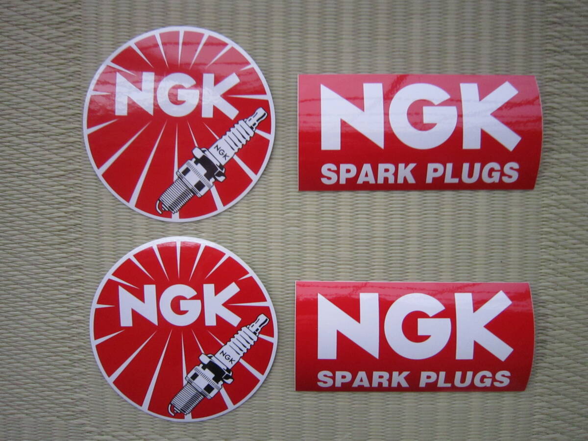 ☆★正規品　 ＮＧＫ スパークプラグステッカー（小丸/角） 4枚 ★☆_1