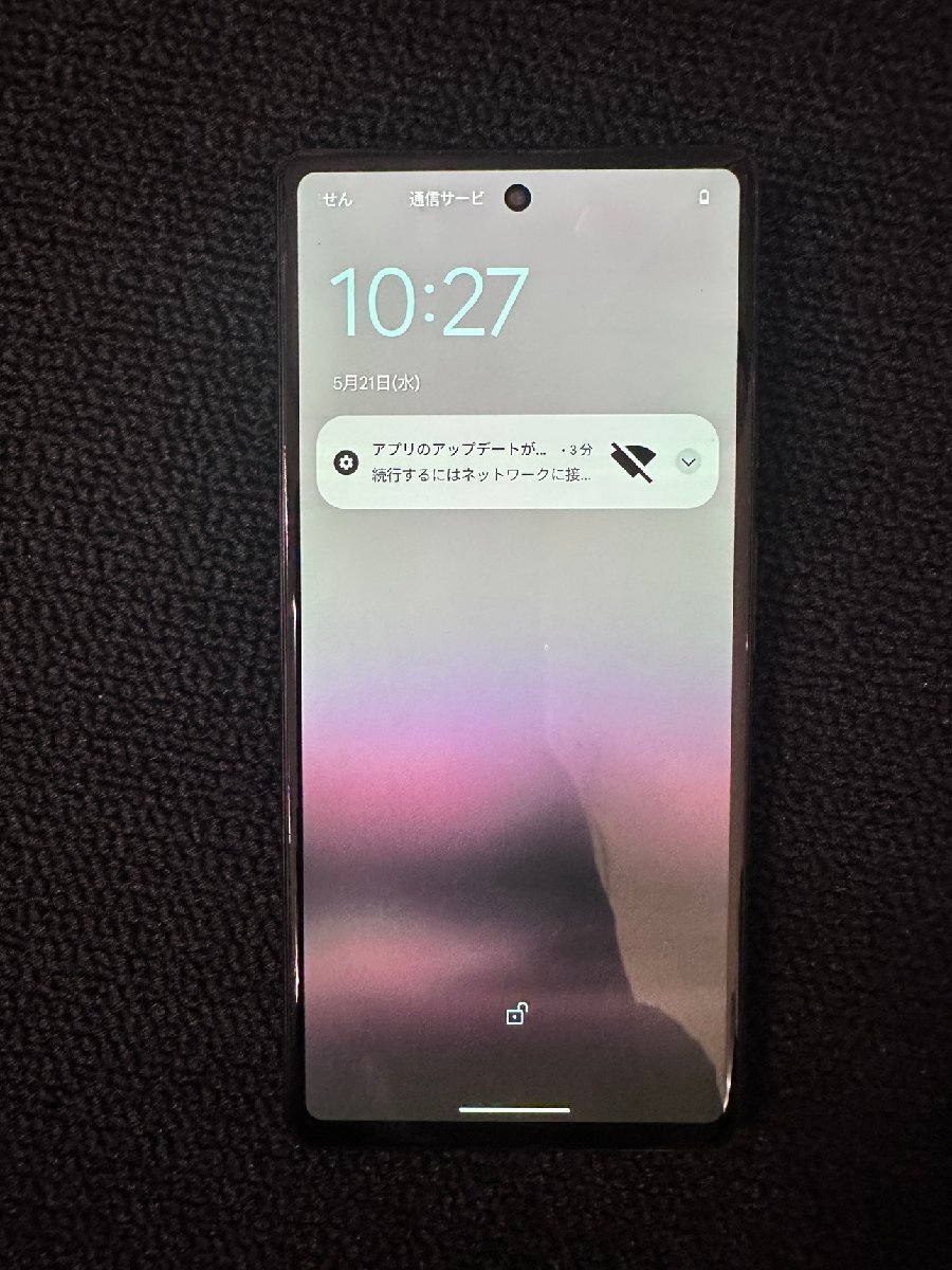 ジャンク品(水没)☆Google Pixel 6a GB17L 128GB Chalk SIMフリー 送料