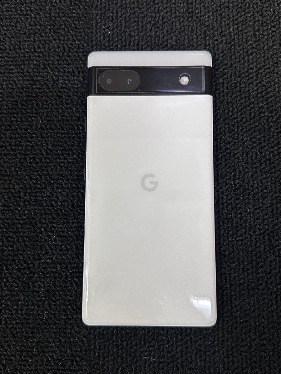 ジャンク品(水没)☆Google Pixel 6a GB17L 128GB Chalk SIMフリー 送料