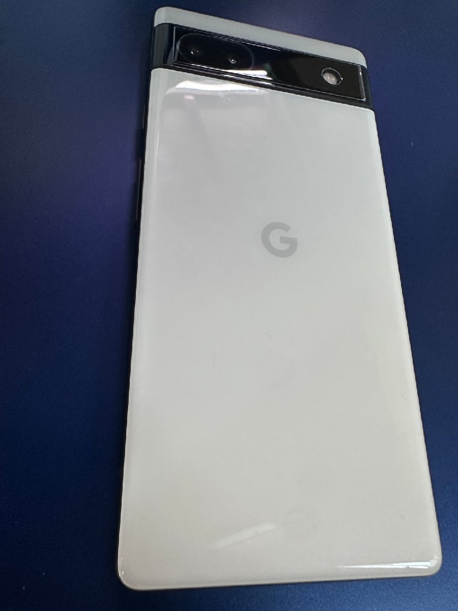 ジャンク品(水没)☆Google Pixel 6a GB17L 128GB Chalk SIMフリー 送料