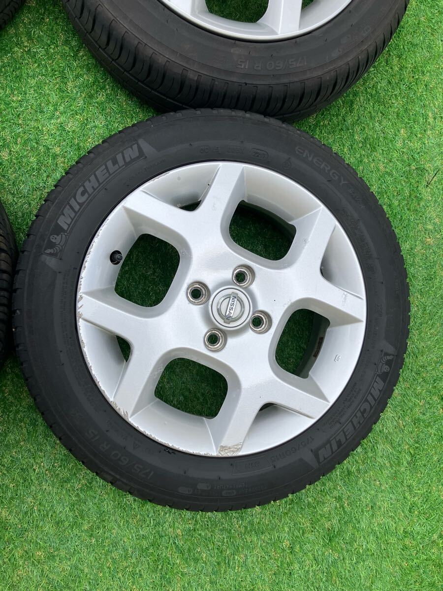 ホイール　タイヤ　175/60R15 日産 純正　キューブ　15インチ　引取り限定_5