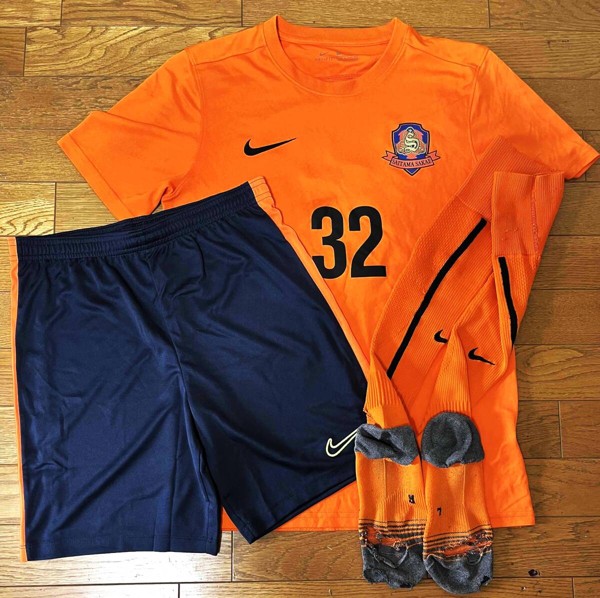 埼玉栄【埼玉強豪】 練習着 支給品 3点 上下セット ユニフォーム パンツ オーダーストッキング 非売品 実使用 _1