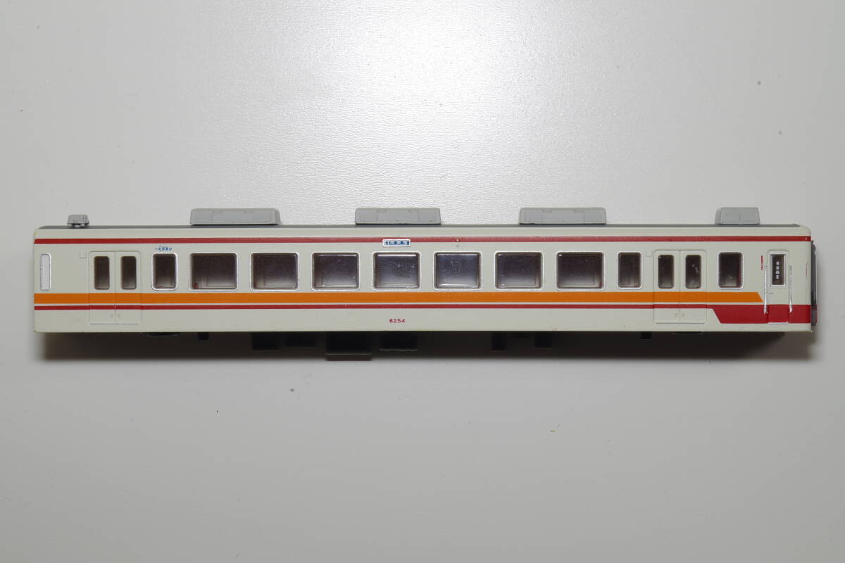 鉄道コレクション 東武鉄道6050系6154編成（更新車・パンタグラフ増設車）2両セットより 6254 ボディ等パーツセット ジャンク_6