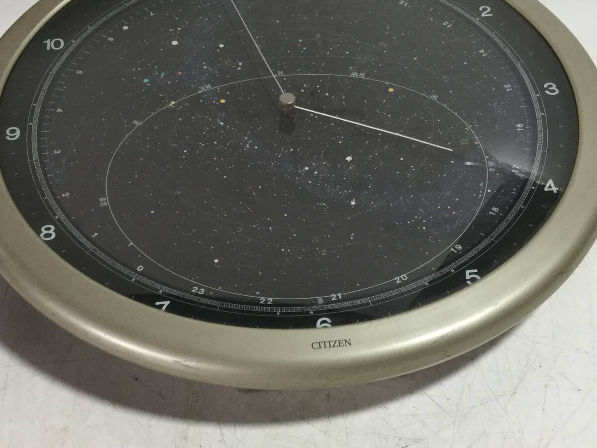 CITIZEN 壁掛け時計 北緯35° 精密星座 全天表示型 コスモサイン QA
