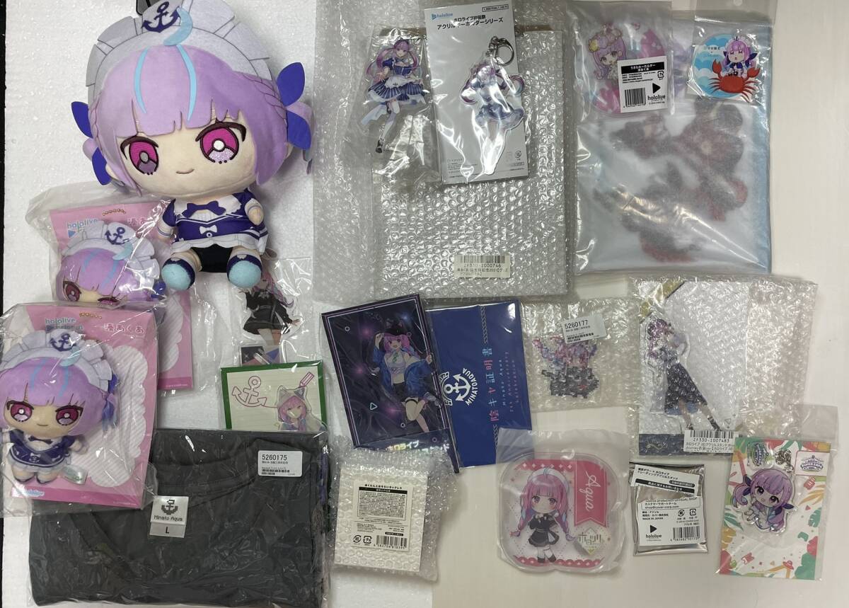 ホロライブ 湊あくあ グッズ 色々セット アクスタ あくたんとおそろい 