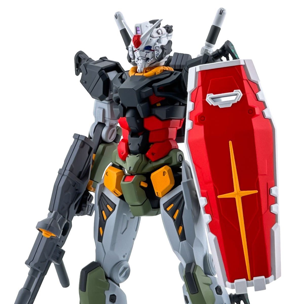 HG 1/144 ガンダム(GQ) リアルタイプカラー 塗装済 完成品 赤いガンダム_4