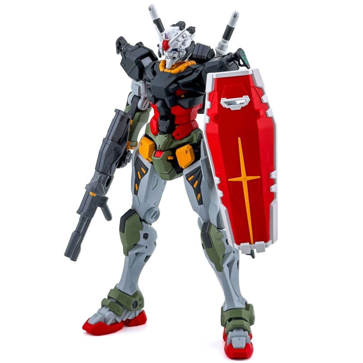 HG 1/144 ガンダム(GQ) リアルタイプカラー 塗装済 完成品 赤いガンダム_6