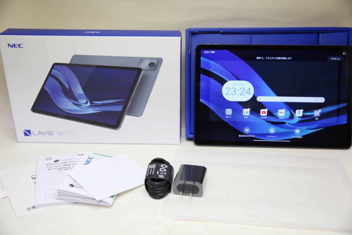 ☆送料無料 NEC Androidタブレット LAVIE Tab T11 ルナグレー PC 
