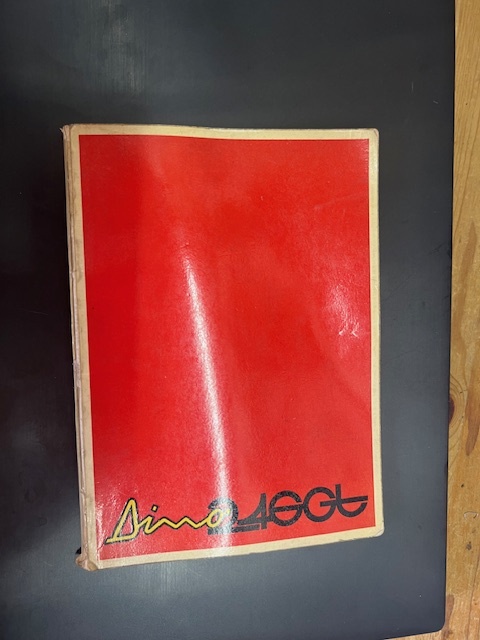 Dino246GT Workshop ディノ246GT　整備書_1