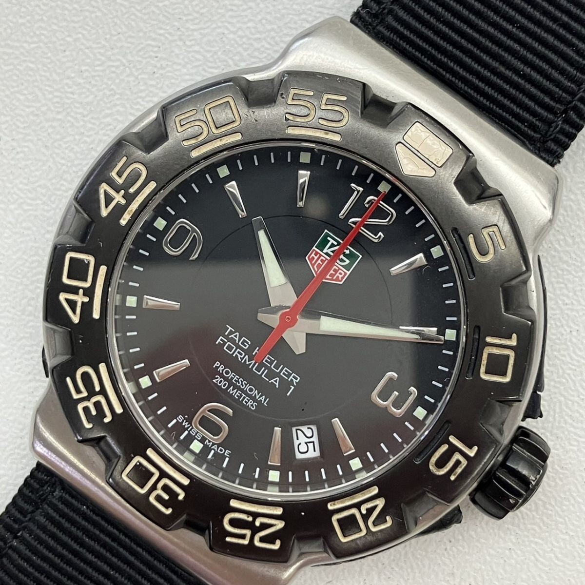 C181-I58-4785◎ 【電池交換済み/稼働】 TAG HEUER タグホイヤー