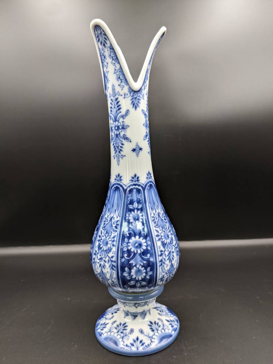 渡*男様 中国　骨董品　花瓶　花入　染付　龍　美術品　朝鮮　古美術 T/龍峯 龍峯窯 染付 花瓶 花入 花器 壺 華道 フラワーベース 在銘 裏印