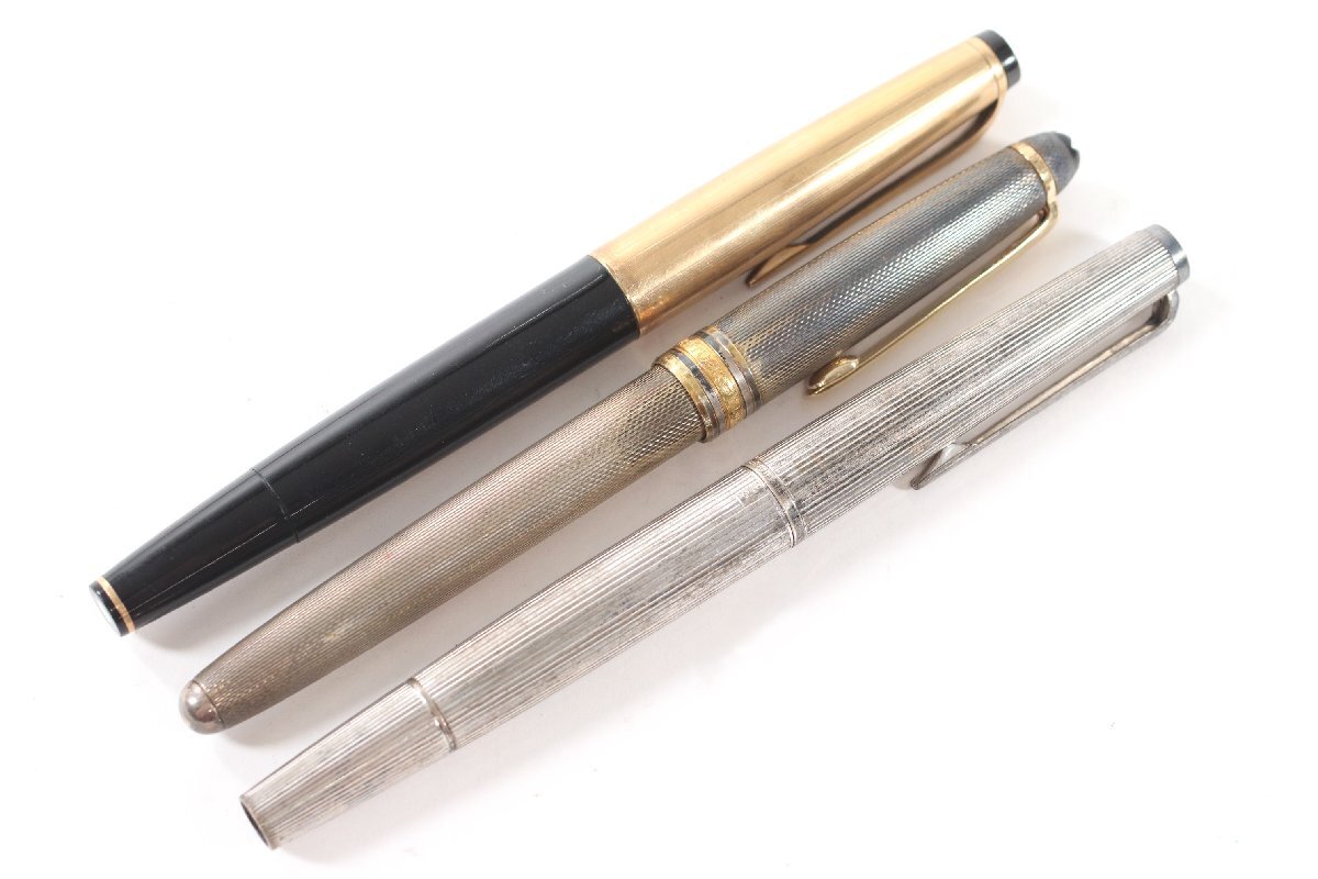 Montblanc万年筆　ソリテール　ペン先4810 18K刻印あり 3点】MONTBLANC モンブラン 万年筆 ペン先 4810 18K/750 刻印 含む