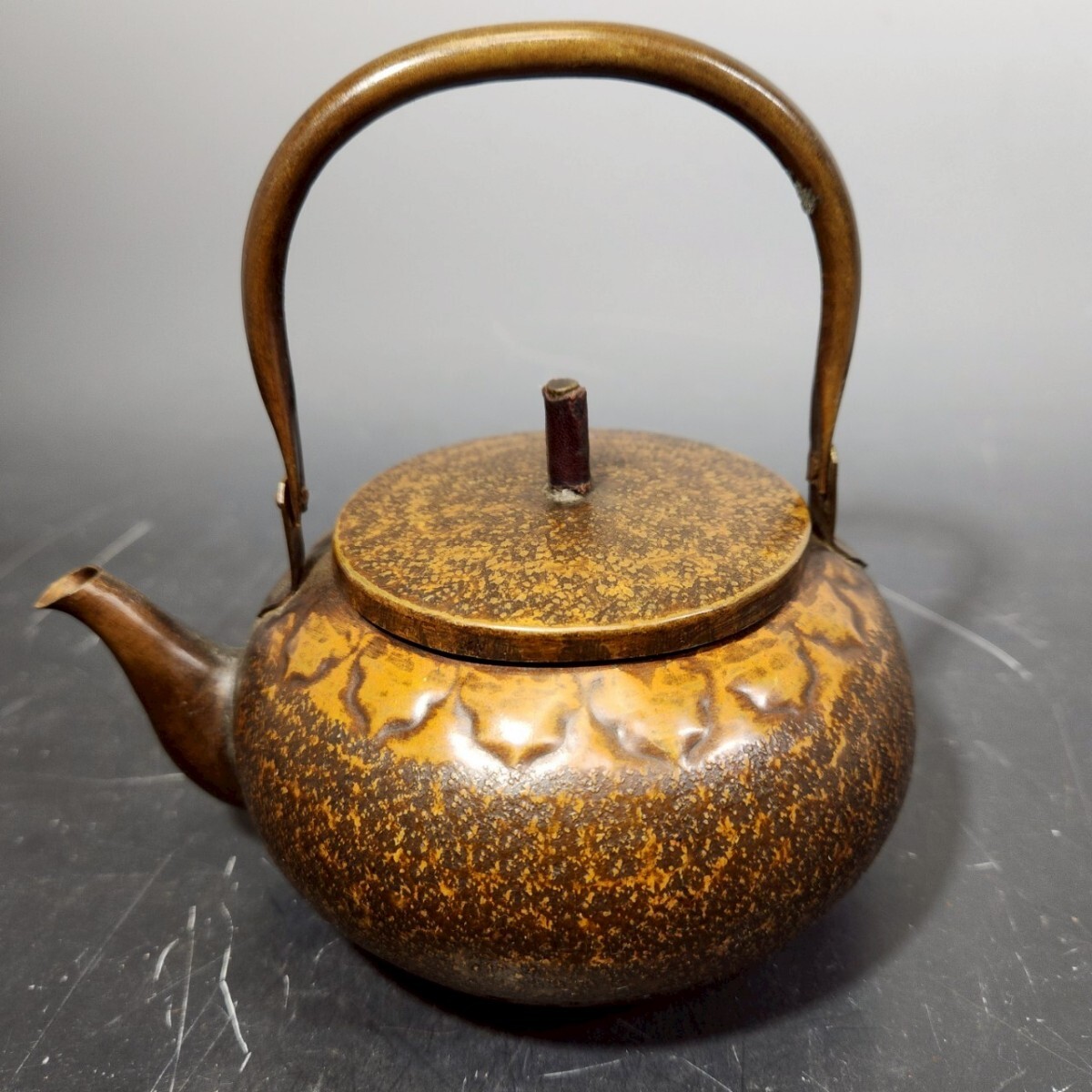 688同梱NG 薬缶 急須 湯沸 鎚目 銅瓶 茶道具 金属工芸 煎茶道具 茶器
