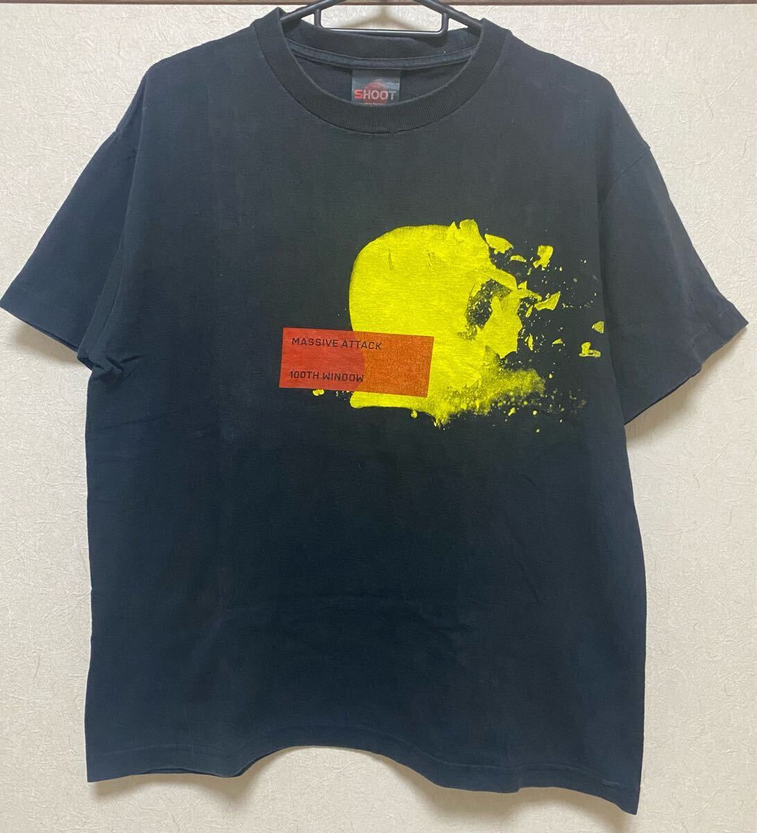 レア 00s MASSIVE ATTACK ビンテージ Tシャツ M バンドTシャツ vintage