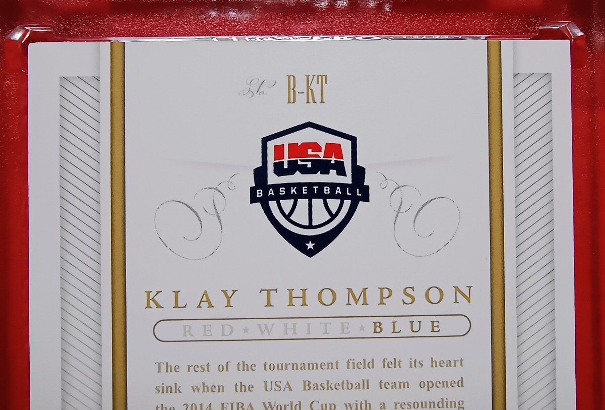 Klay Thompson クレイ・トンプソン 25枚限定 直筆サインカード BLUE