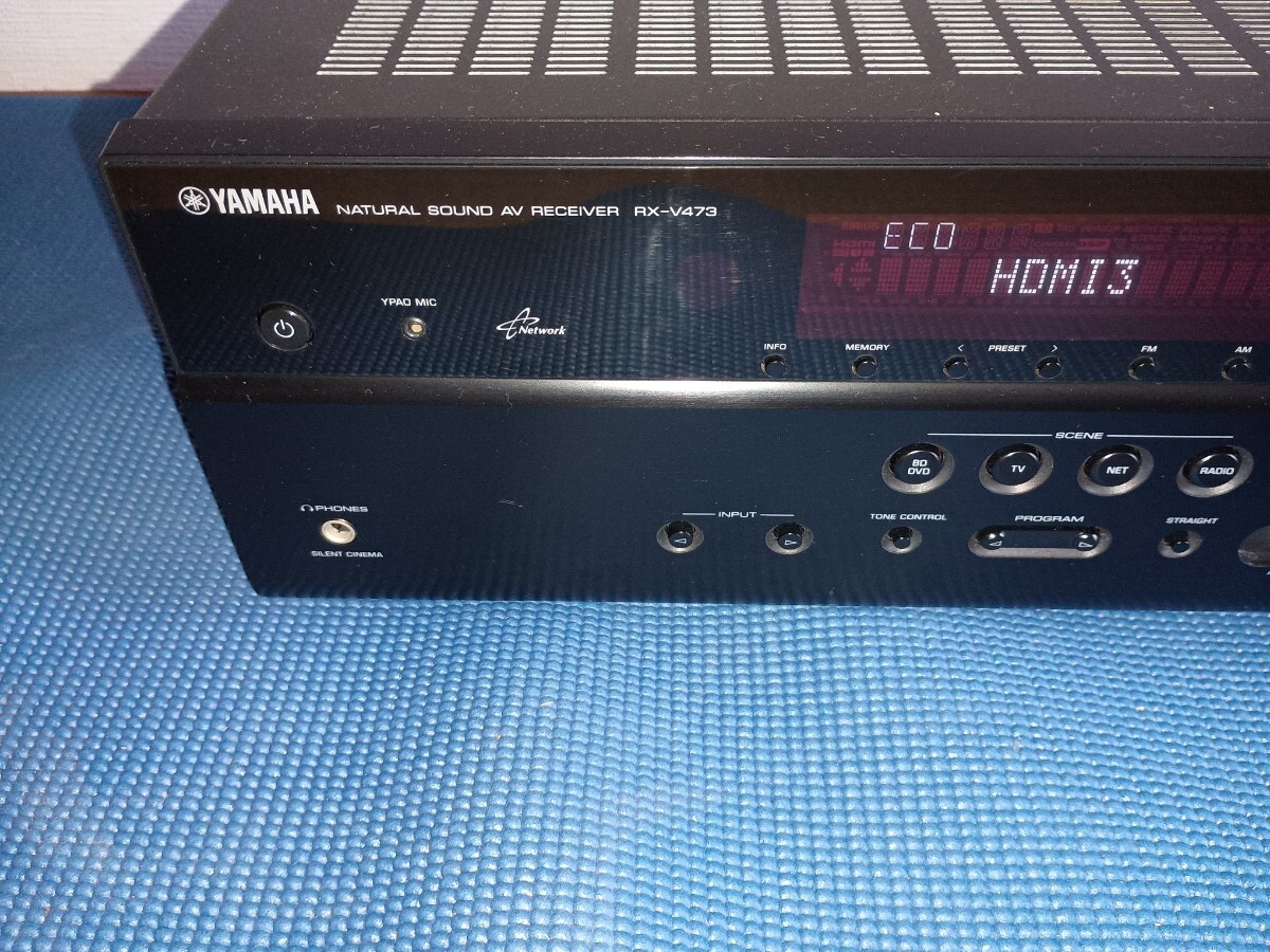YAMAHA ヤマハ　AVレシーバー RX-V473　アンプ　5.1ch　ARC　FM/AMラジオ シネマDSP 定格出力115W/chパワーアンプ_2