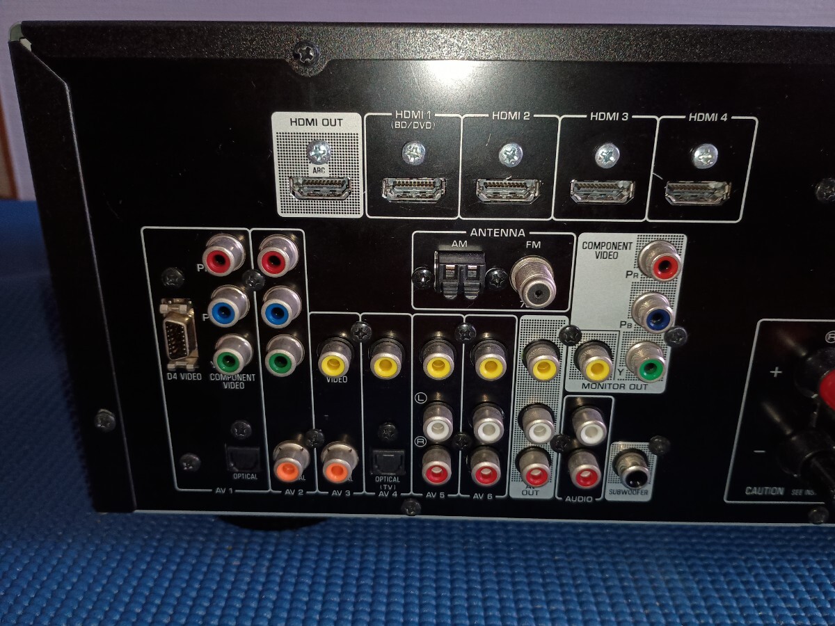 YAMAHA ヤマハ　AVレシーバー RX-V473　アンプ　5.1ch　ARC　FM/AMラジオ シネマDSP 定格出力115W/chパワーアンプ_4