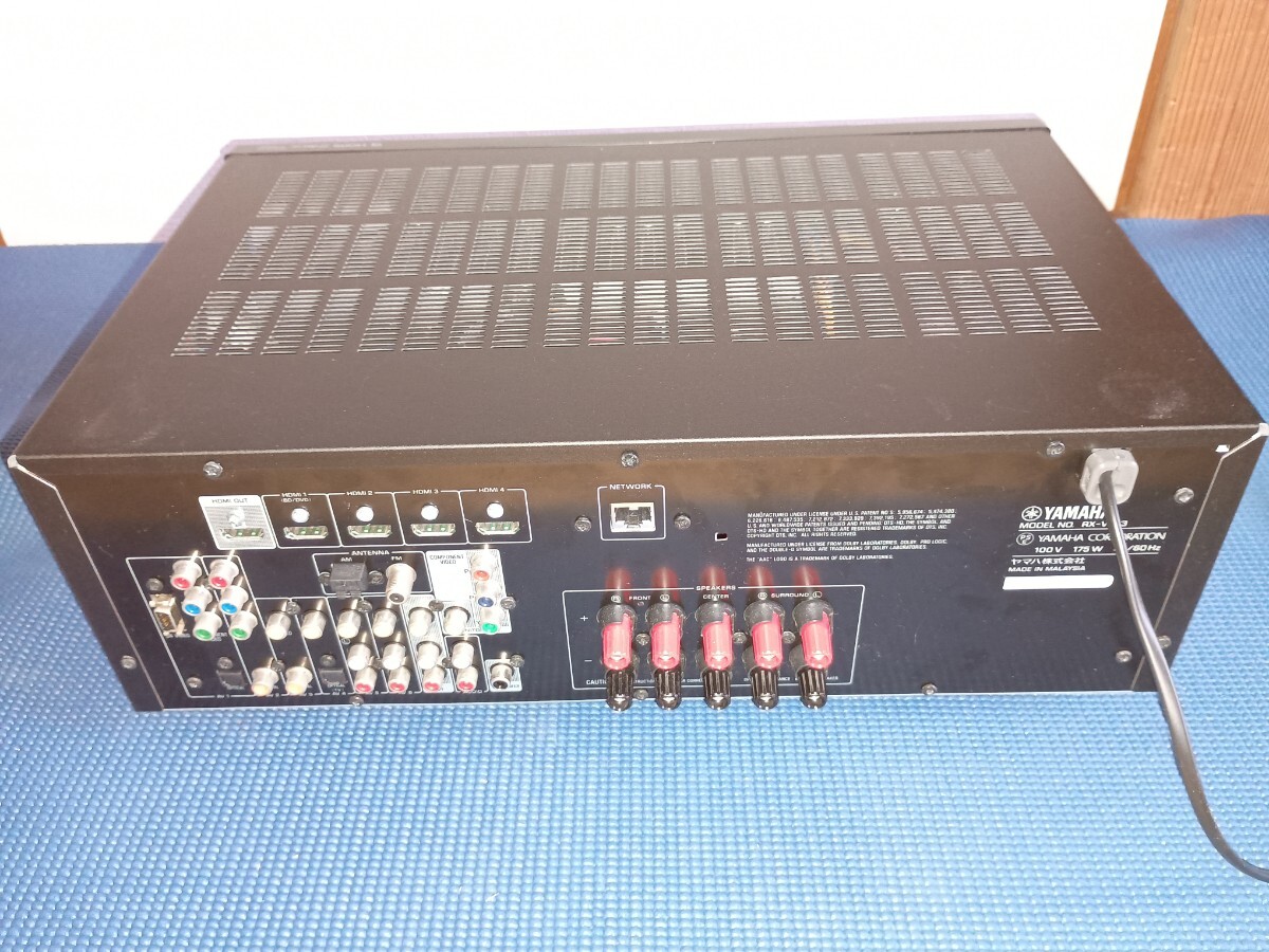 YAMAHA ヤマハ　AVレシーバー RX-V473　アンプ　5.1ch　ARC　FM/AMラジオ シネマDSP 定格出力115W/chパワーアンプ_5