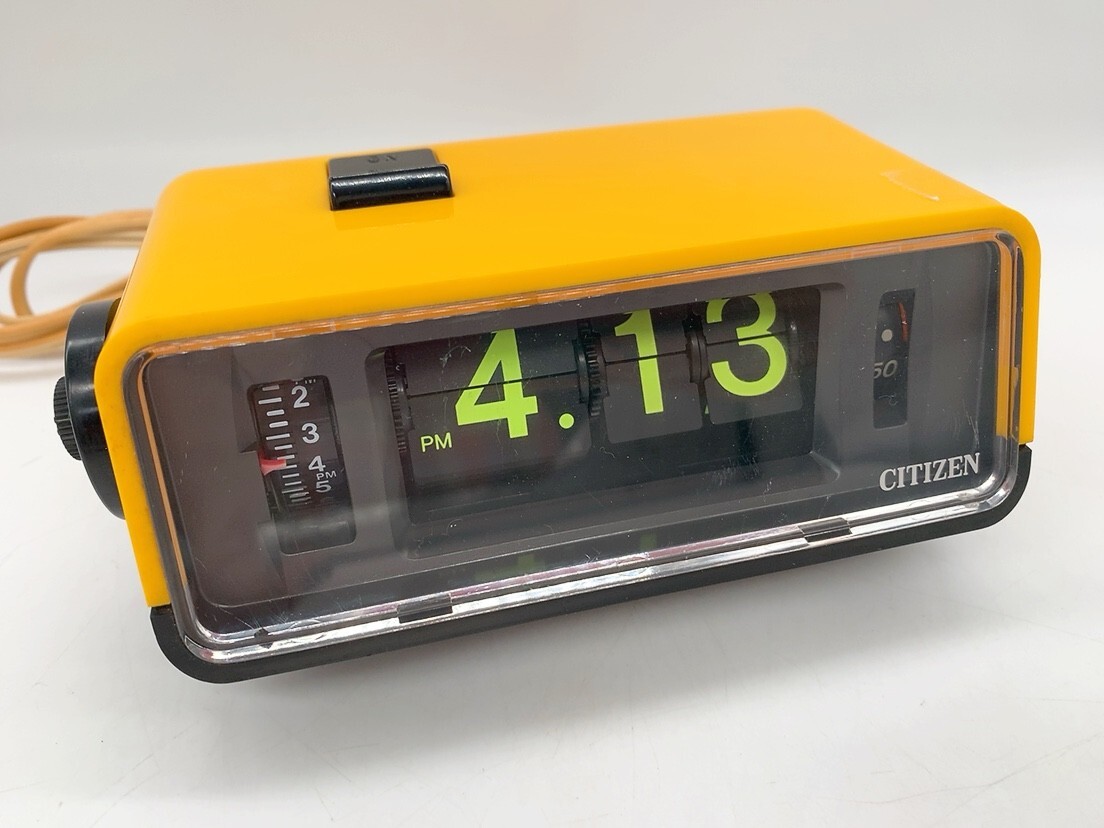 ジャンク/通電可 CITIZEN シチズンデジタル リズム時計工業 パタパタ
