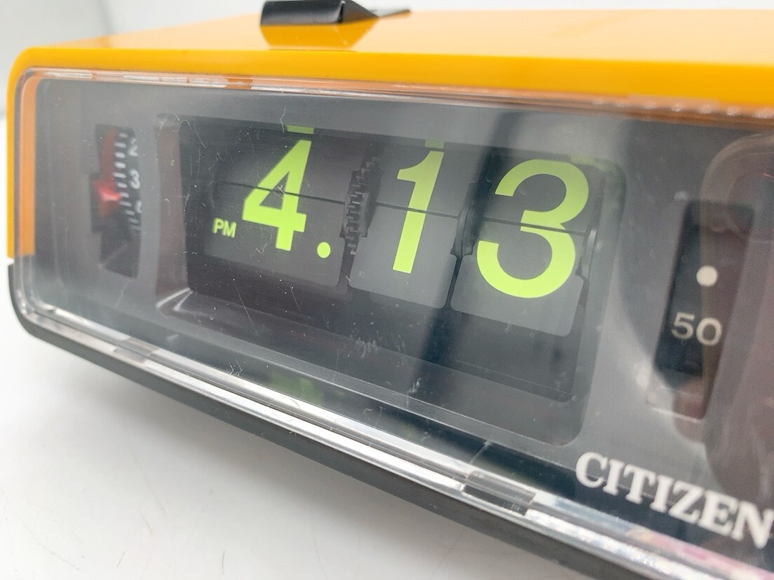 ジャンク/通電可 CITIZEN シチズンデジタル リズム時計工業 パタパタ