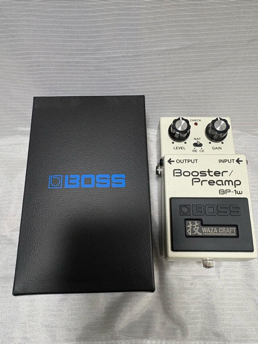 BOSS ボス BP-1W Booster Preamp ブースター プリアンプ ギターエフェクター WAZA CRAFTシリーズ_1
