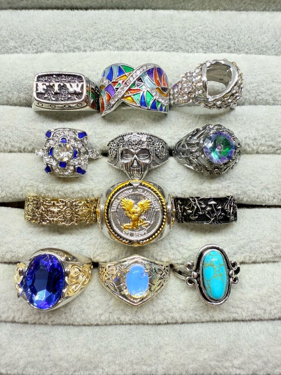 940 リング 指輪 アクセサリー シルバーカラー 未鑑定品 素材不明品