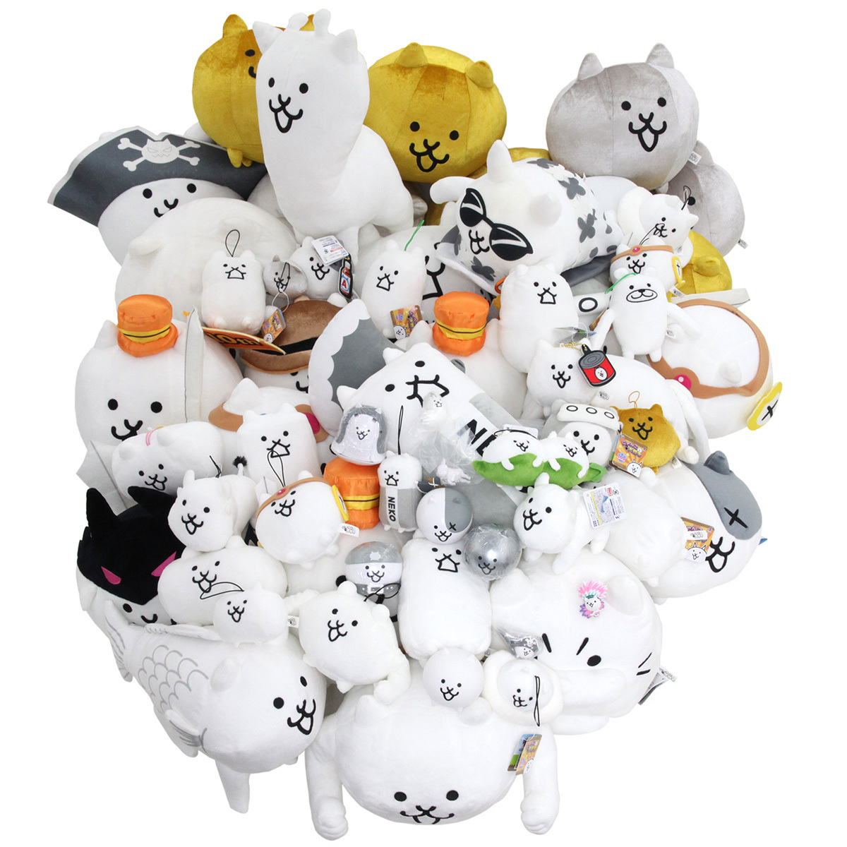 美品 タグ付き多数あり】 にゃんこ大戦争 ぬいぐるみなど まとめて ×60