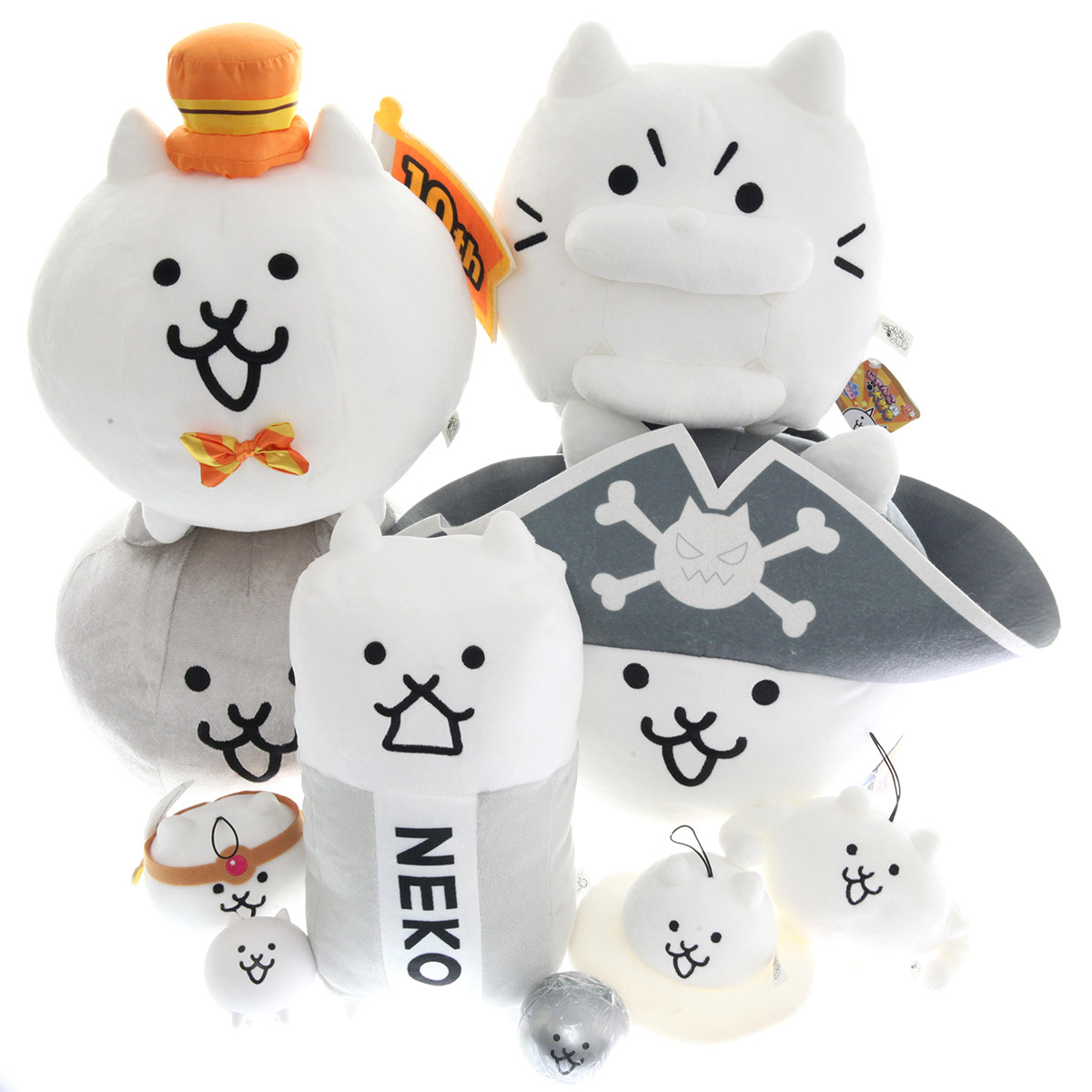 美品 タグ付き多数あり】 にゃんこ大戦争 ぬいぐるみなど まとめて ×60