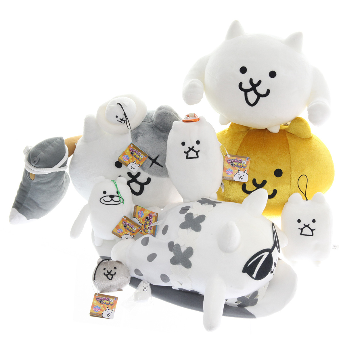 美品 タグ付き多数あり】 にゃんこ大戦争 ぬいぐるみなど まとめて ×60