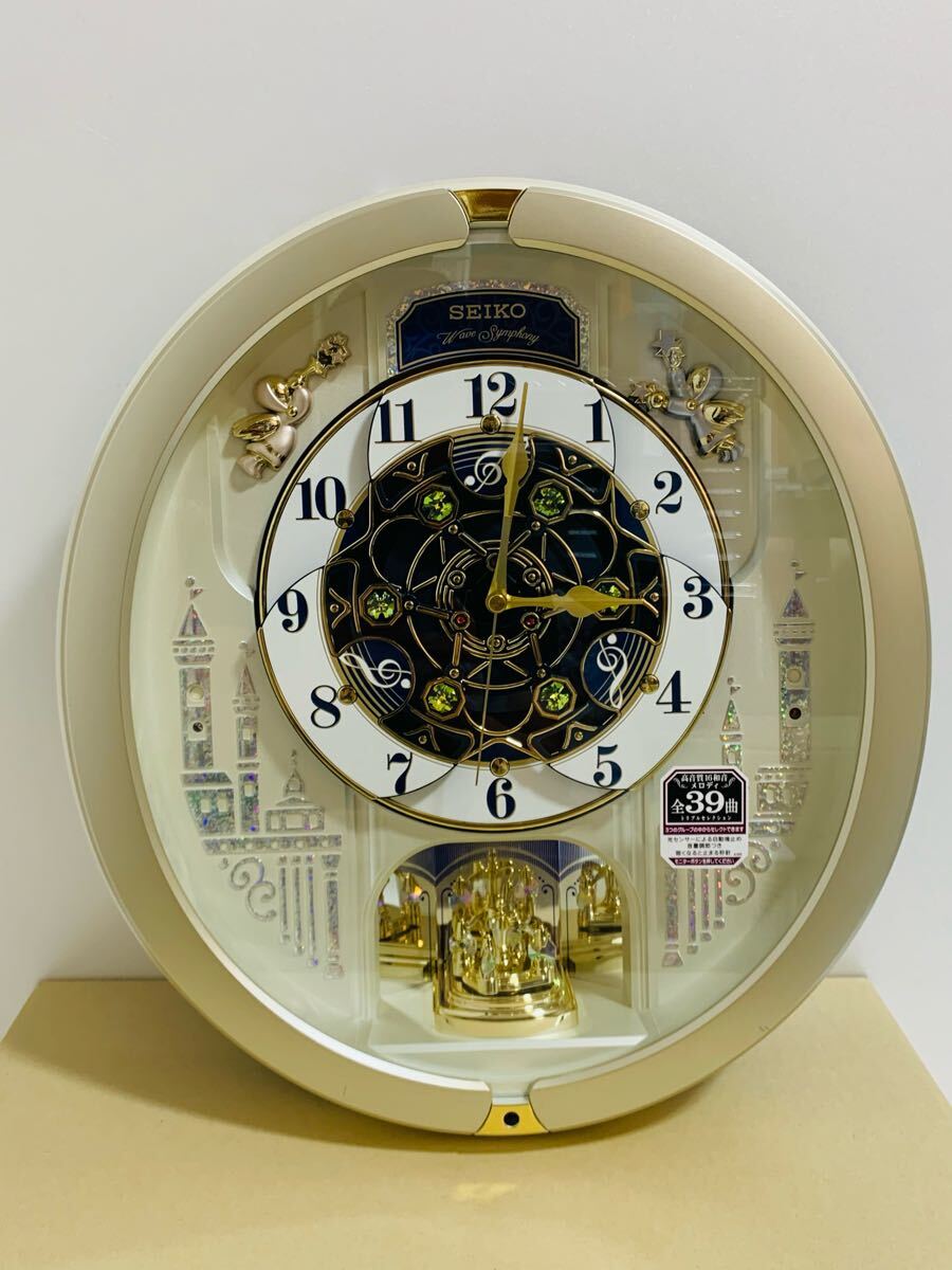 SEIKO セイコー からくり時計 RE579S 展示品 掛け時計 電波時計
