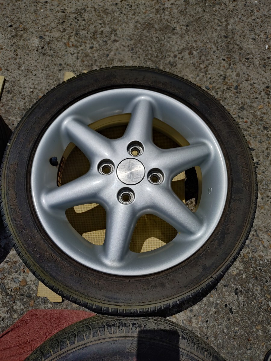 ラパンSS 純正ホイール 4本セット スズキ 14インチ PCD100 4H 4.5J +50