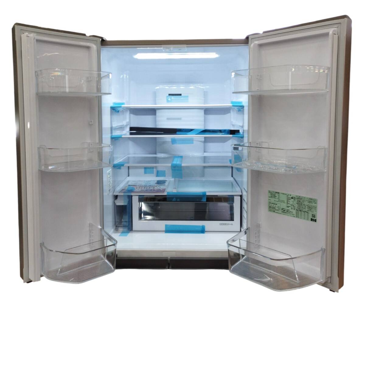 【6-055】直接可★未使用・動作品★冷凍冷蔵庫 540L フレンチドア 6ドア 日立 R-HWC54T(N) 25年製 スマートフォン連携家電 キッチン_4