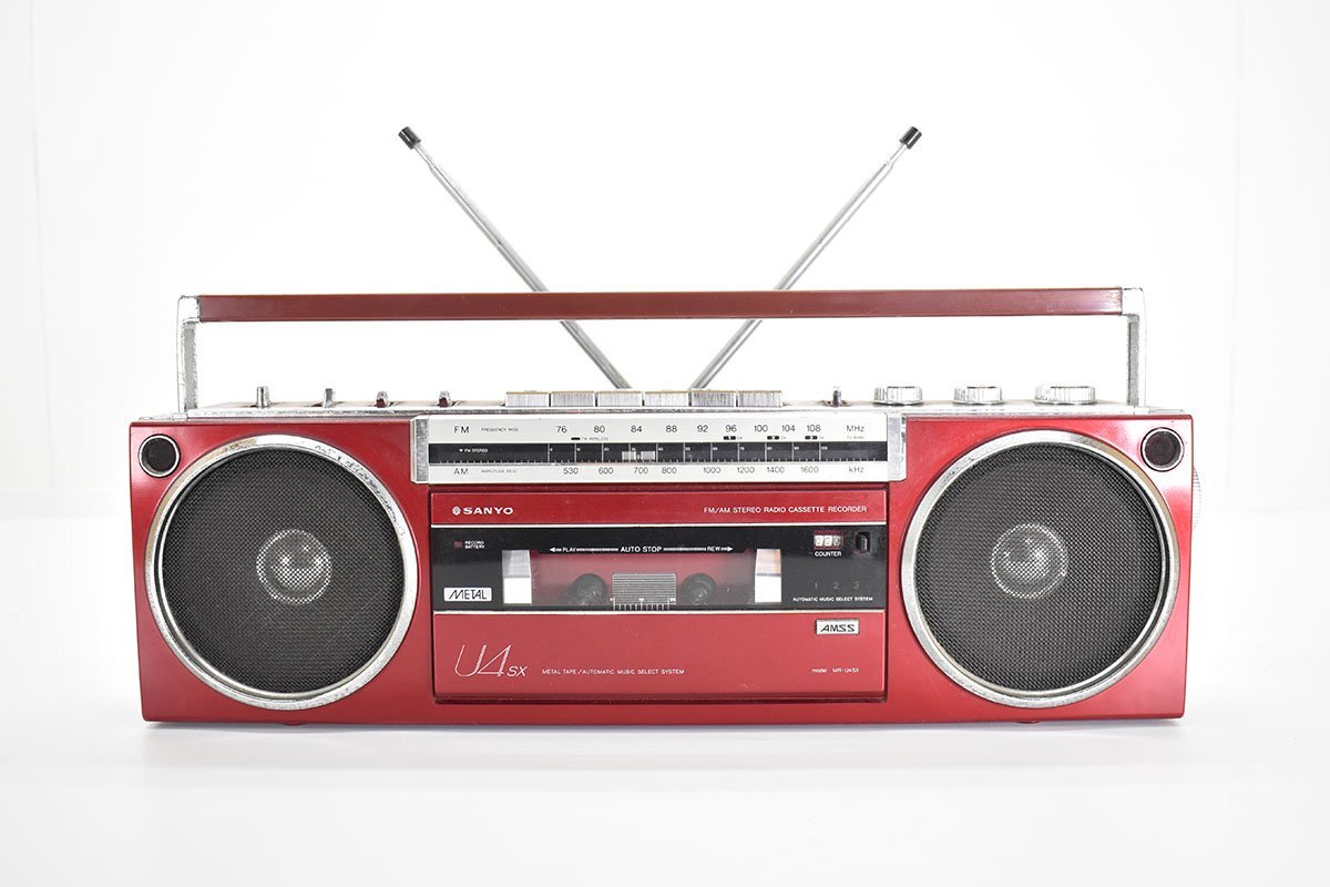 SANYO MR-U4SX ラジカセ[サンヨー][ラジオカセットレコーダー][RADIO