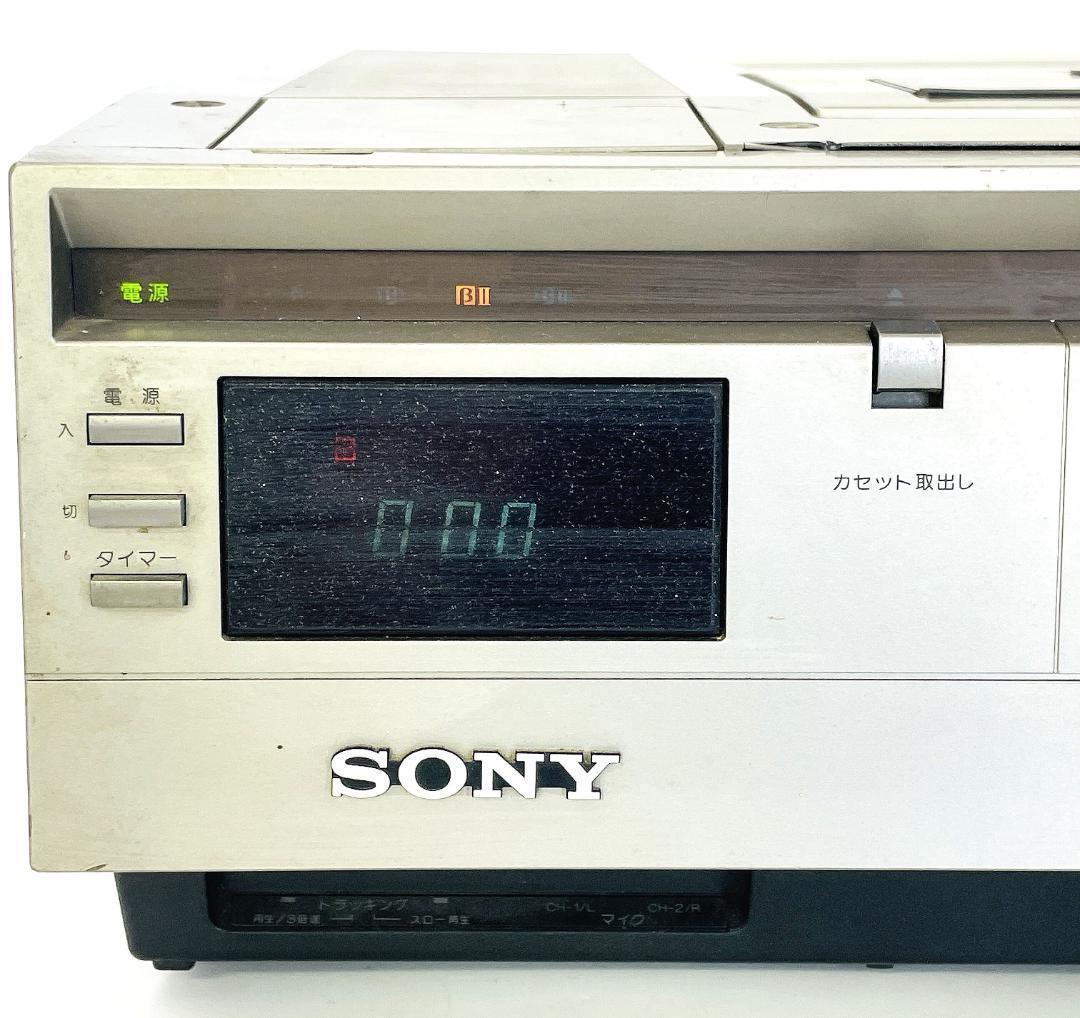 SONY ソニー Betamax ベータマックス SL-J9 ビデオカセットレコーダー 【通電OK 現状品】H_2