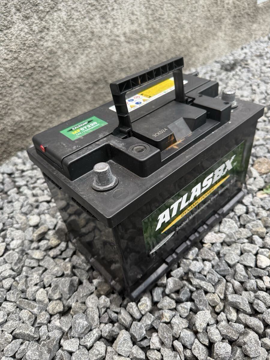 ★使用期間半年★バッテリー 輸入車★ATLAS BX★MF57220 12V 72AH (20HR) サーブ ボルボ S80 XC70 BMW E90 325i E40 Z3 Z4 E46 318i ベンツ_2