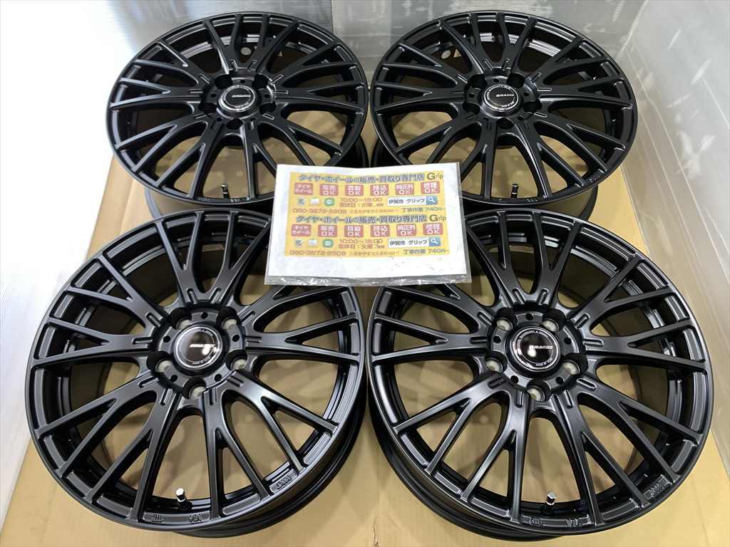 在庫品 KOSEI クレイシズ メッシュ系 アルミホイール 17 7j +48 マット
