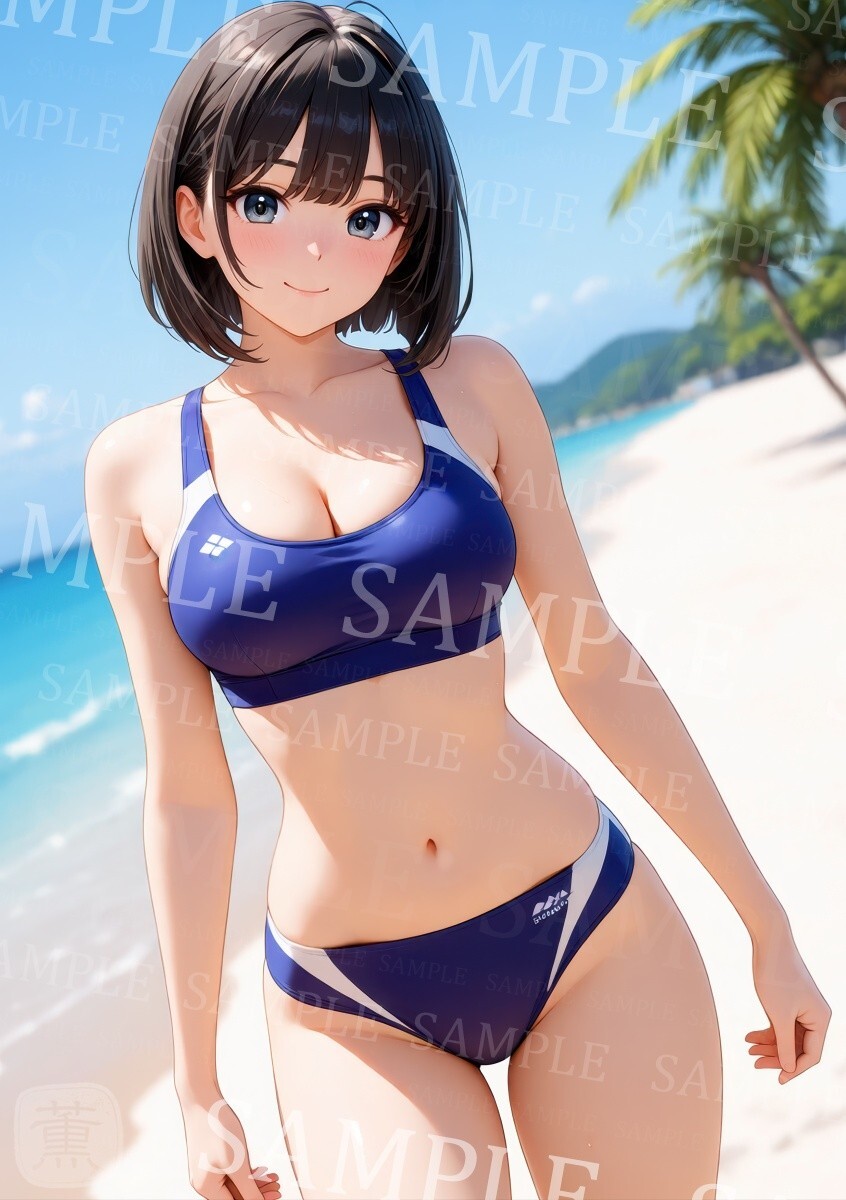 9788【かおる】☆オリジナル☆A4 ポスター 高画質 イラスト アニメ