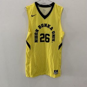 LV6419 実物 NIKE 日本文化大学 タンクトップ イエロー メンズ M