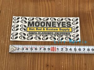 送料込み mooneyes ずっしり エンブレム 11.3cm スチールにメッキ仕上げ ムーンアイズ mo