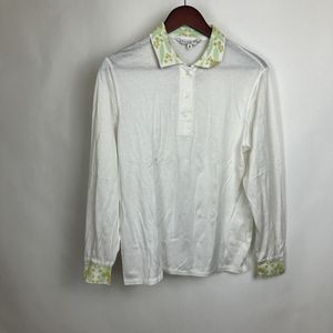 クリスチャンディオール ポロシャツ Dior Christian カットソー 長袖 スポーツ 花柄 襟